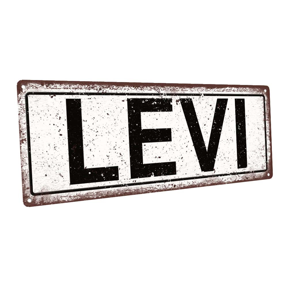 Levi Metal Sign