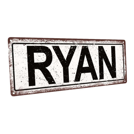 Ryan Metal Sign