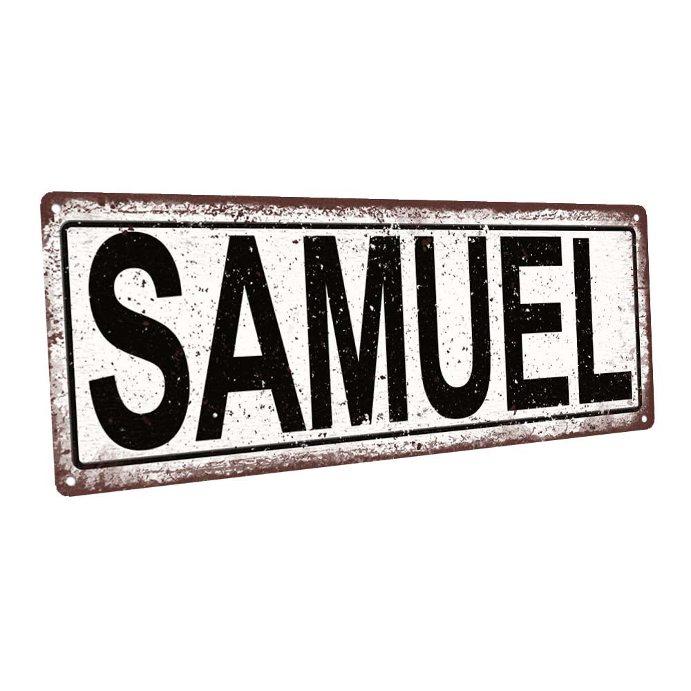 Samuel Metal Sign