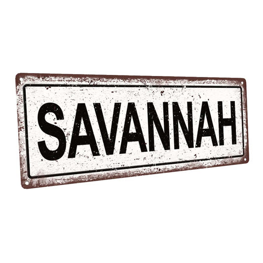 Savannah Metal Sign