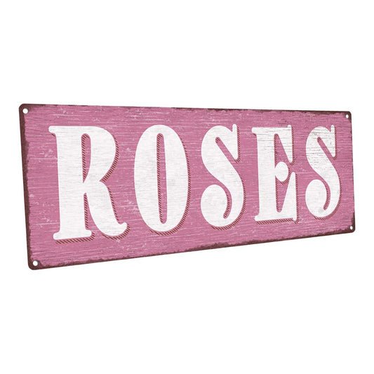 Roses Metal Sign